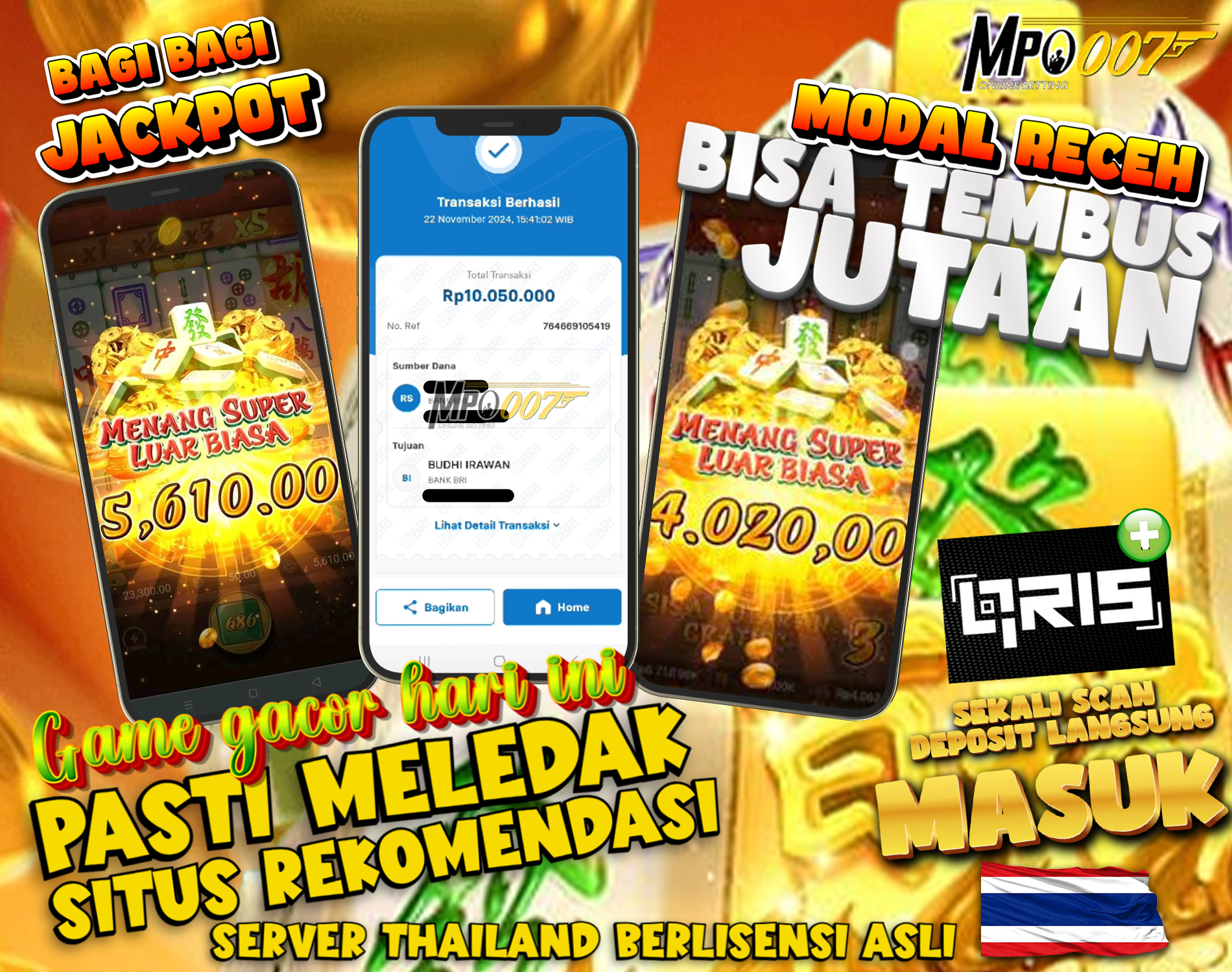 MPO007 Slot Penuh Rezeki Kasih Win Setiap Hari